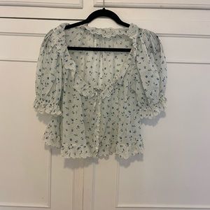 DOEN floral top